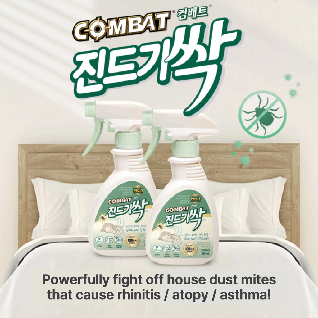 [Combat] Anti Dust Mite Spray and Sheet Xịt Diệt Ve Bụi Miếng Dán Diệt ...