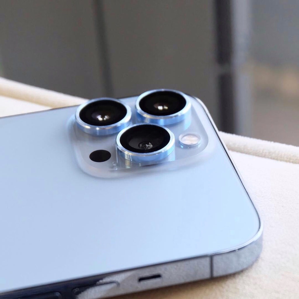 Len KUZOOM bảo vệ camera xanh sierra cho iphone 13pro/13promax