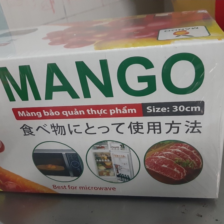 Màng bọc thực phẩm PVC 412 x 30cm mỏng bám dính