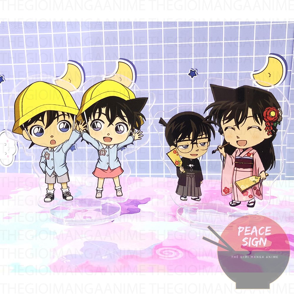 Standee mini CONAN THÁM TỬ LỪNG DANH ver COUPLE CONAN X RAN tượng ...