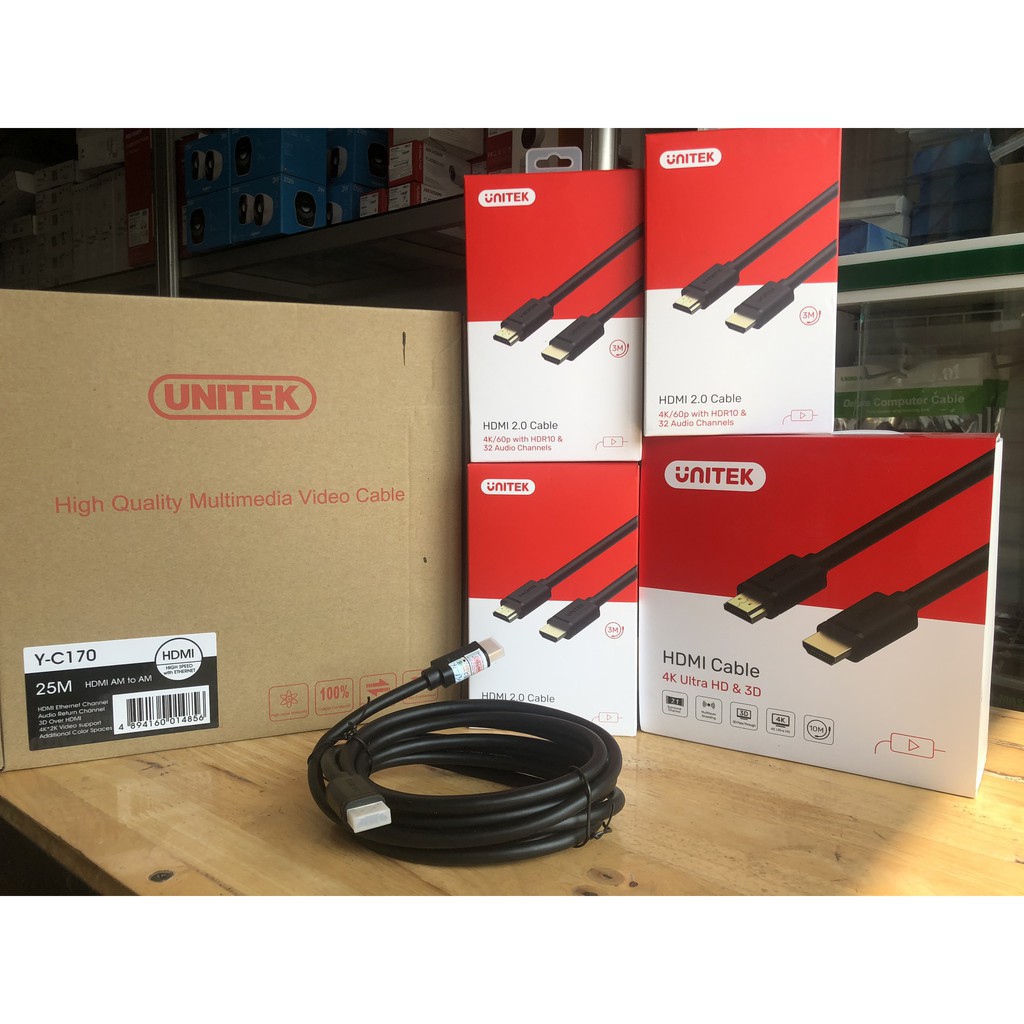 Dây cáp HDMI UNITEK Ultra 4K 5M - 10M - 15M- Chính hãng | Shopee Việt Nam