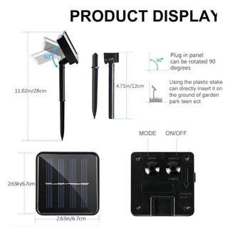 Đèn dây năng lượng mặt trời 22M 200LED, Đèn cổ tích ngoài trời chống nước 8 chế độ cho bữa tiệc Giáng sinh, sân vườn, đám cưới, trang trí phòng ngủ