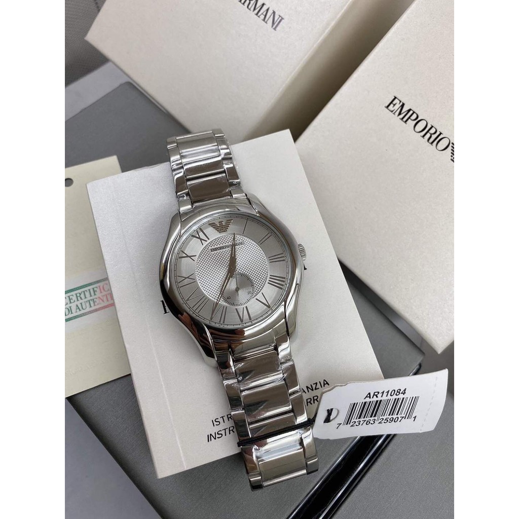 ng H Nam Armani Ar11084 M t Tr ng Day Thep Size 42mm Shopee Vi t Nam