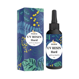 Kra UV Resin - 100g Pha Lê Trong Suốt Loại Cứng Keo UV Chữa Cho DIY Trang Sức Làm Thủ Công Trang Trí