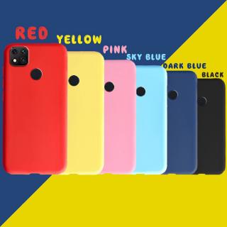 Ốp điện thoại TPU silicon mềm mặt nhám chống sốc màu kẹo ngọt cho Xiaomi Redmi 9A 9C