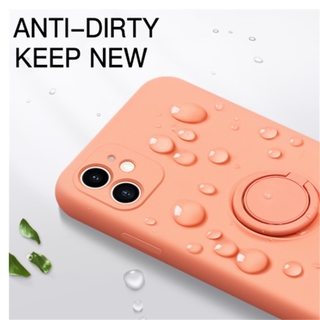 Iphone 11 12 13 14 15 Pro Max 12 13 mini Silicone Nhẫn Giá Đỡ Chân Đế Ốp Lưng Điện Thoại Dây Mềm