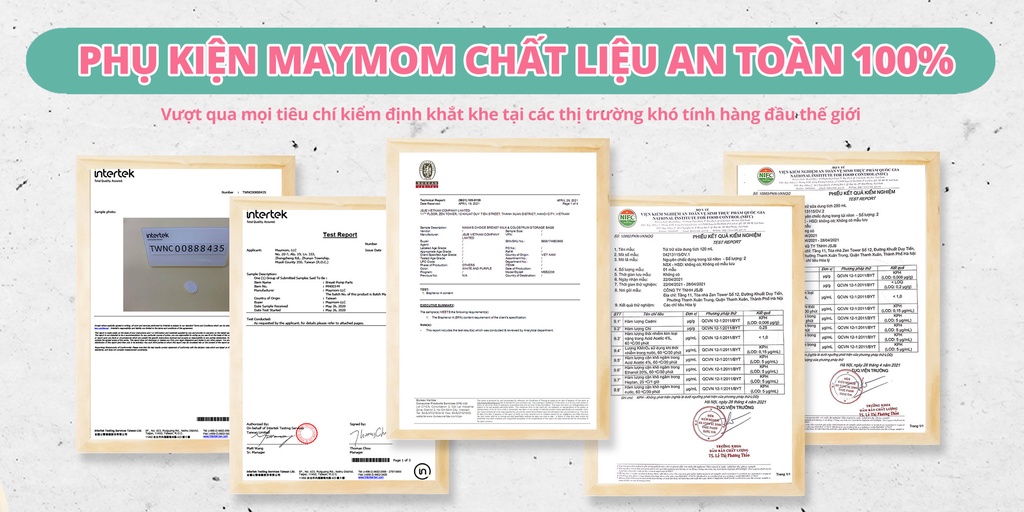 Mô tả Bộ Phụ Kiện Máy Hút Sữa Dùng Bình Sữa Cổ Rộng Sản Xuất bởi Maymom, Tương Thích Máy Spectra-Avent-Fatz-Cimilre - 1