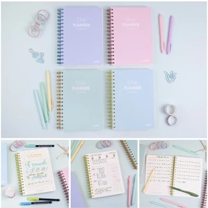 KLONG - Sổ lò xo kép Study Planner A5 / B6 🐻🌸 có 2 phiên bản 100 ngày và trọn năm 365 ngày - Klong MS: 944 - 945 - 946