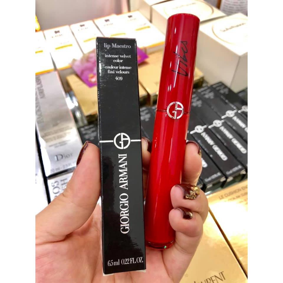 Son kem GIORGIO Armani Lip Maestro 409 sieu p ay Shopee Vi t Nam