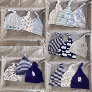 Sét 3 Mũ Momcare Đủ Màu Cho Bé Chất Liệu Cotton Co Giãn