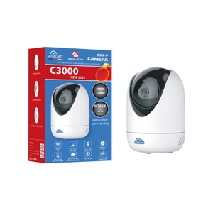 Camera IP wifi Vitacam C3000 3.0MPX FullHD+ phân giải 1296P x 1080 - đàm thoại 2 chiều, quan sát cực rộng, xoay 360 độ