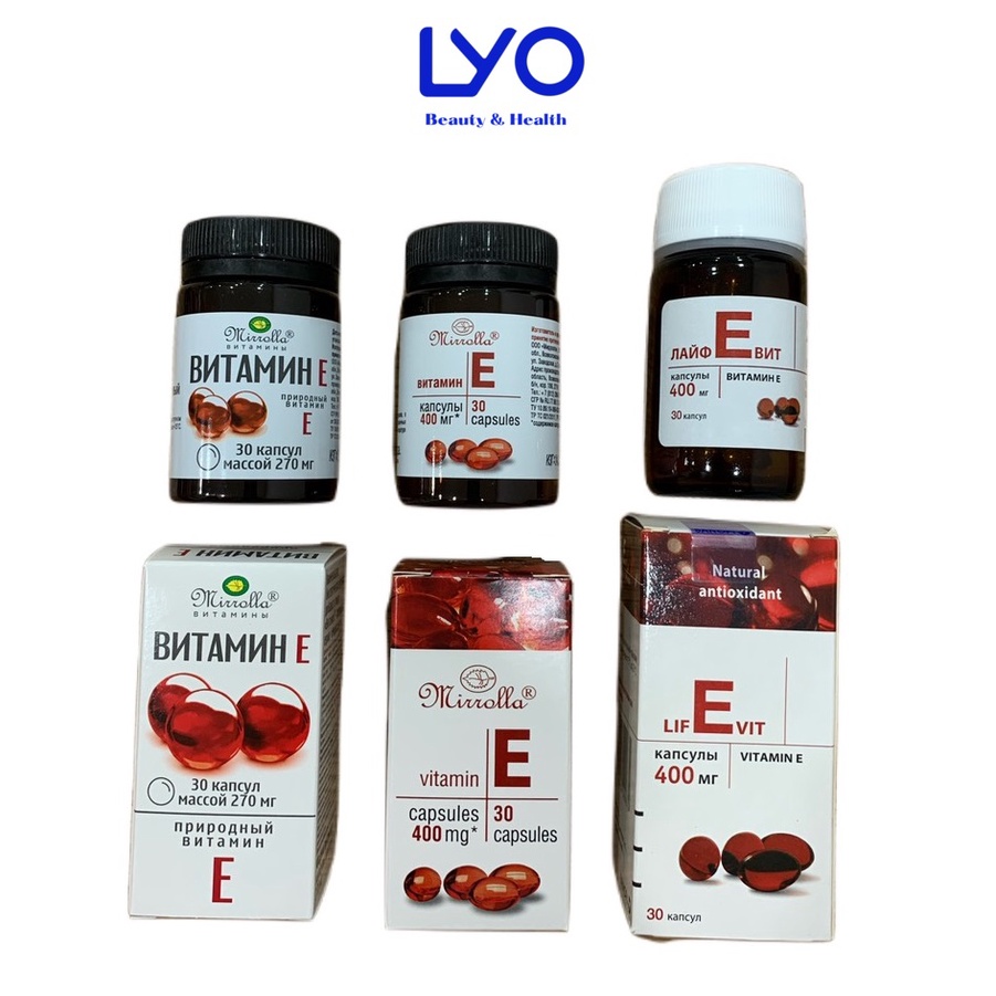 Công dụng chính của vitamin E đỏ 270mg và 400mg là gì?
