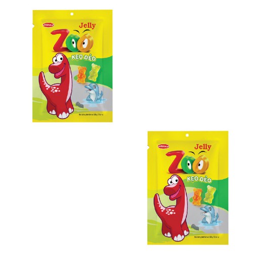 Ảnh Kẹo Zoo Áo Dầu Bibica 500g 2