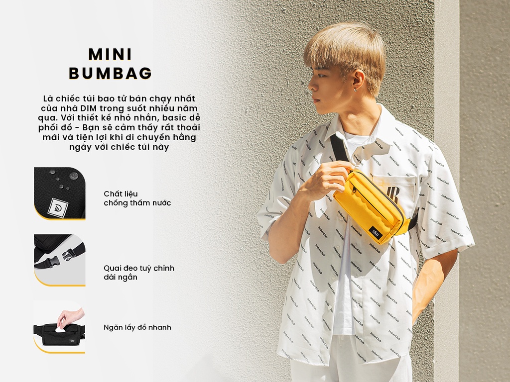 Mô tả Túi đeo chéo DIM Mini Bumbag - 1
