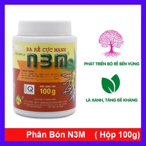 Phân bón Ra rễ cực mạnh N3M (hộp 100g)