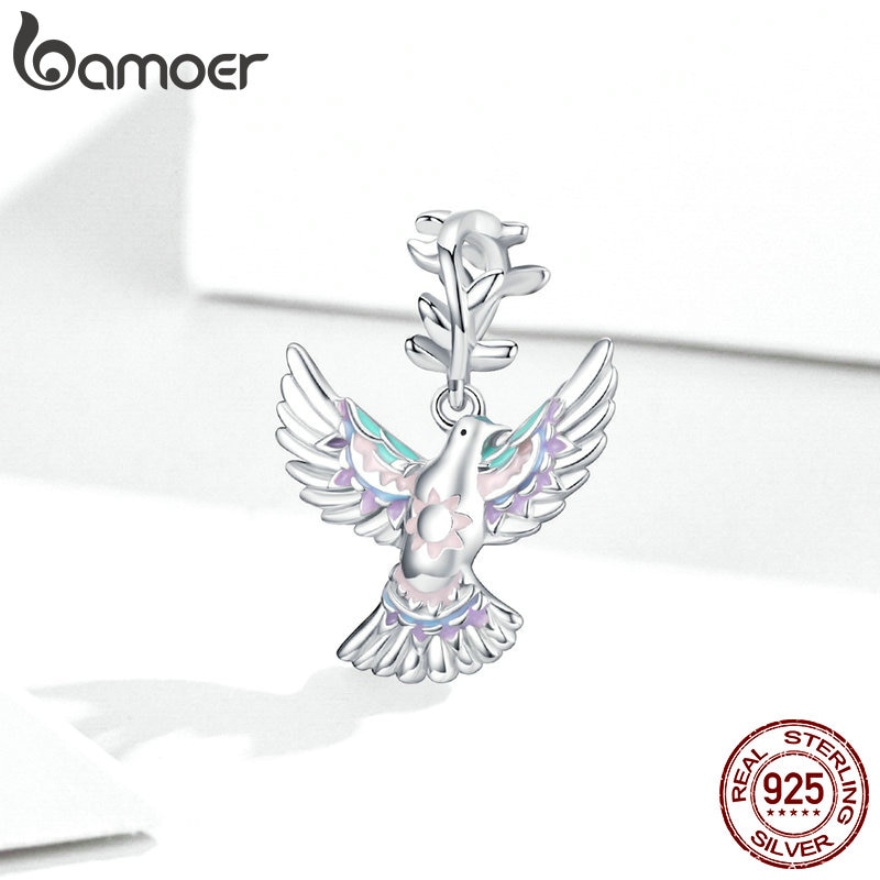 BAMOER Mặt Vòng cổ Bạc 925 Chính Hãng BSC295