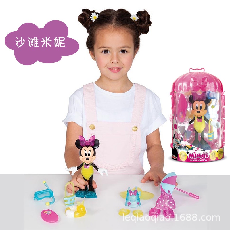 Chuột Mickey Mickey Tuyệt Vời Clubhouse Săn Minnie Công Chúa Kỳ Lân FARCENT Nàng Tiên Cá Trang Phục Búp Bê Cô Gái Đồ Chơi