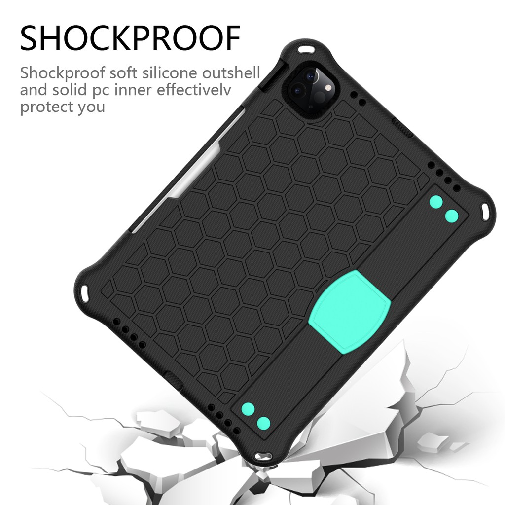 Ốp Lưng Cho iPad Air 11inch Air 6th gen 2024 IPad10th10.9 2022 iPad air1 2 3 4 5 Pro 10.5 11 10.9 2020 2021 mini1 2 3 4 5 6 10.2 "7 8 9th 2019 An Toàn Trẻ Em EVA Chống Sốc Case