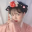 WEETW Phong Cách Cổ Đại Mũ Cổ Điển Retro Cổ Hoa Ngọc Trai Tua Rua Hanfu Mũ Đội Đầu Hoàng Gia Triều Tiên Mũ Phong Cách Mũ Nón