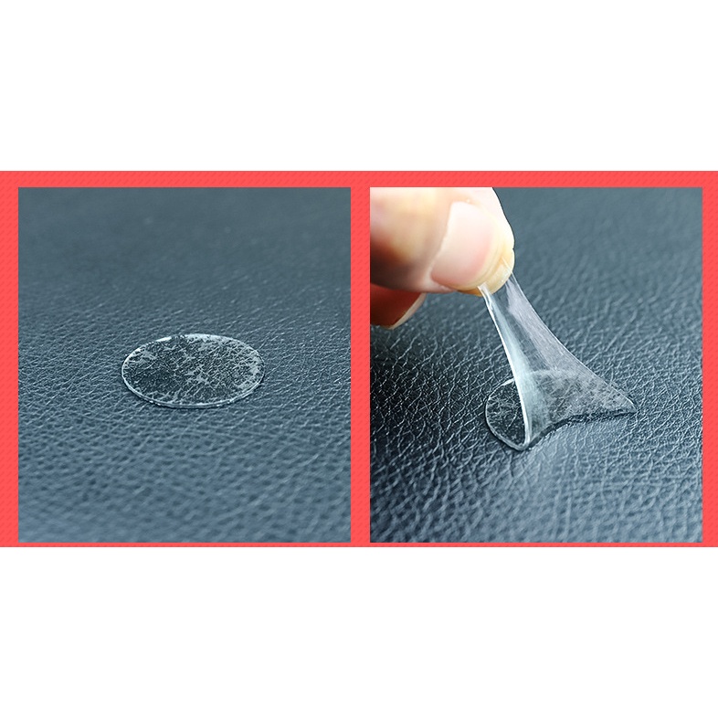 miếng dán keo tròn siêu dính 2 mặt 3x3cm