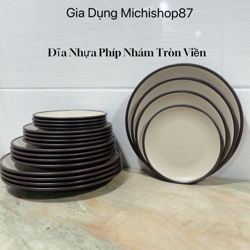 [Choice] Đĩa nhựa tròn thái 2 màu 25cm nhựa Việt Nh…