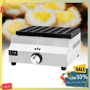 Máy nướng trứng cút xiên que 35 lỗ nhật bản thơm ngon dùng gas