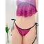 dưới 75kg - BK051 Hinh thật Bộ lót ren cột dây - Set ren xuyên thấu gợi cảm - KELLYWANG