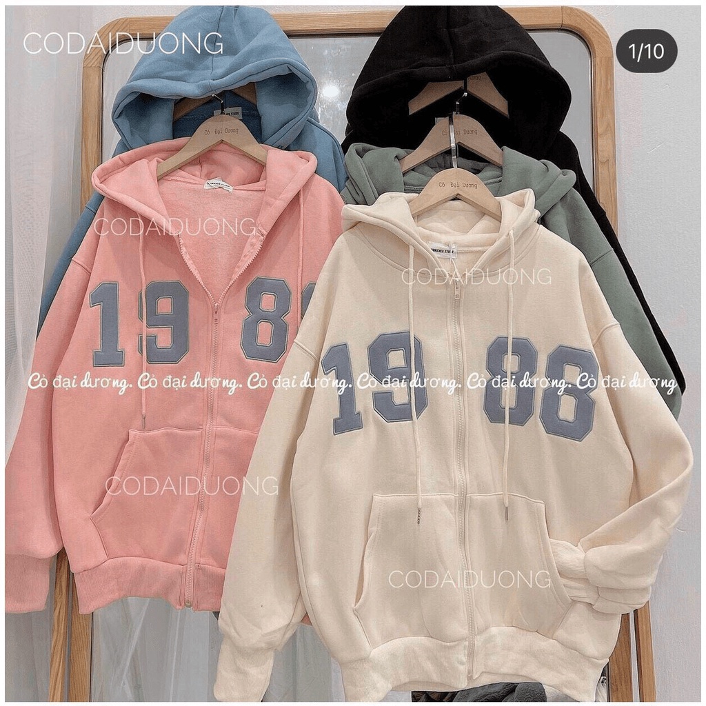 ÁO KHOÁC NỈ FORM RỘNG THỜI TRANG 1988 CỰC XINH DÀNH CHO CÁC BẠN TRẺ HIYU STORE