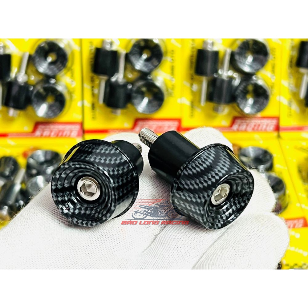 Cặp Gù Carbon SỌC THÁI TH gắn tay lái nhiều loại xe máy Sirius Wave Dream Exciter Winner