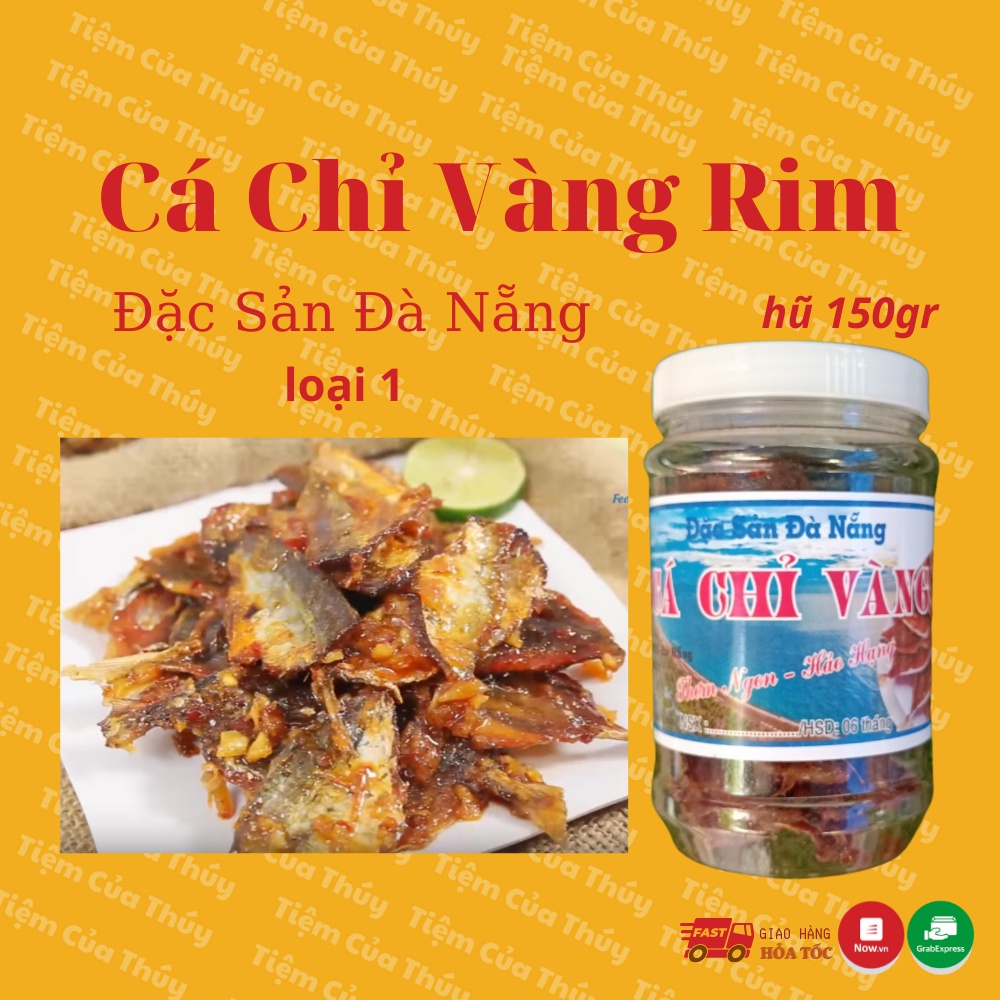Cá chỉ vàng rim lá chanh gia vị ăn liền hũ 200gr chuẩn vị cá rim cao ...