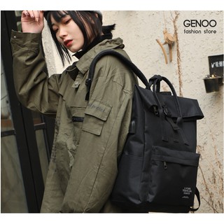 Balo Nam Nữ Unisex Vải Oxford  Chống Nước Cao Cấp - Balo Cặp Đi Học Cực Chất GN022 - GENBAG