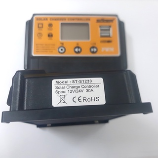 Ảnh 5 – Bộ điều khiển sạc pin năng lượng mặt trời Suoer ST-S1230 30A 12V 24V tự động nhận bình