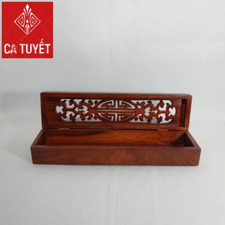 (RẺ NHẤT) HỘP ĐỰNG ĐŨA GỖ HƯƠNG TRẠM ĐỤC CỰC ĐẸP ( ẢNH THẬT 100%)