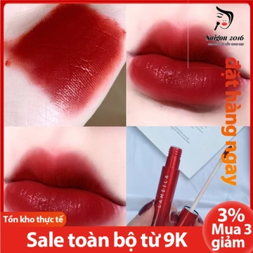 GHN24H Son bóng 8 màu Nude Matte Lipstick không thấm nước Lâu trôi Son lì