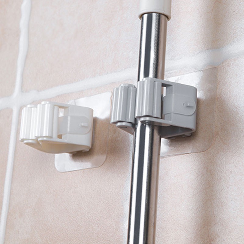 [HÀNG CÓ SẴN] SET 3 Giá treo cây lau nhà đa năng móc treo chổi dán tường siêu chắc, chịu lực tốt