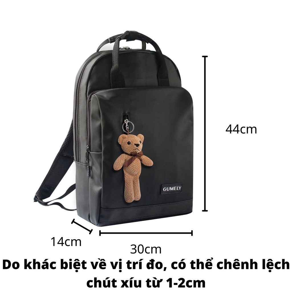Mô tả Balo nữ dễ thương cute để laptop nhiều ngăn charm treo đi làm đi học GU06-1 Gumely ViAnh Store - 4