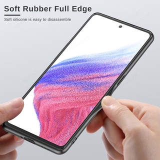 Ốp Điện Thoại Cho Samsung Galaxy A17 A07 A06 A16 A26 A36 A56 A73 A72 A52S 4G 5G Da Cừu Sang Trọng Vỏ Điện Thoại Màu Nguyên Chất Siêu Mỏng Mềm Bảo Vệ Mặt Sau Vỏ Chống Sốc
