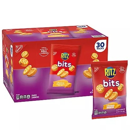Bánh Ritz Bits Cracker Sandwiches Cheese mỗi gói 42 của Nabisco Mỹ gồm ...