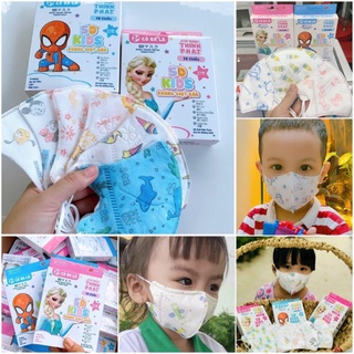 5d kist nam anh  Famaro hộp 10 Khẩu trang trẻ em 3 tới 9 tuổi ] kisd khẩu trang y tế em bé kháng khuẩn