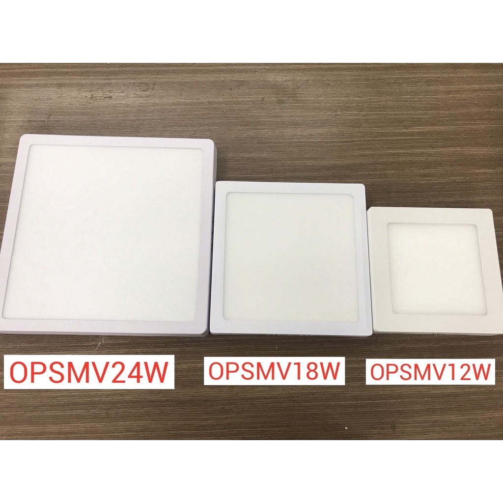 Đèn ốp trần siêu mỏng vuông OPSMV CHÍNH HÃNG Made in Việt Nam