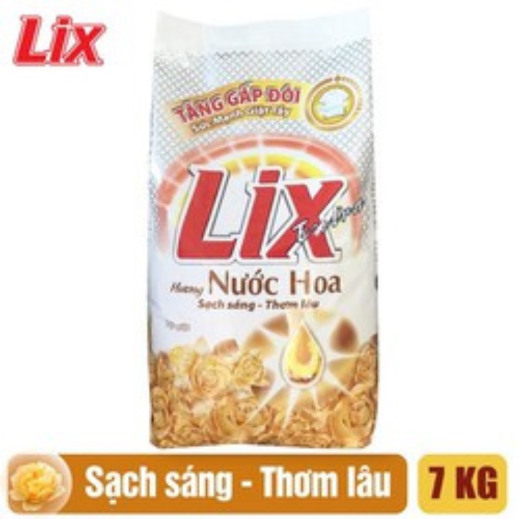 Ảnh Bột giặt Lix Extra hương nước hoa 7kg EH070 tăng gấp đôi sức mạnh giặt tẩy quần áo sạch thơm lâu cho giặt tay, máy 3