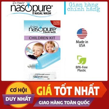Bình rửa mũi Xoang Trẻ Em Nasopure Children Kit - Chính Hãng Mỹ | Rửa mũi cho Bé, Viêm mũi dị ứng