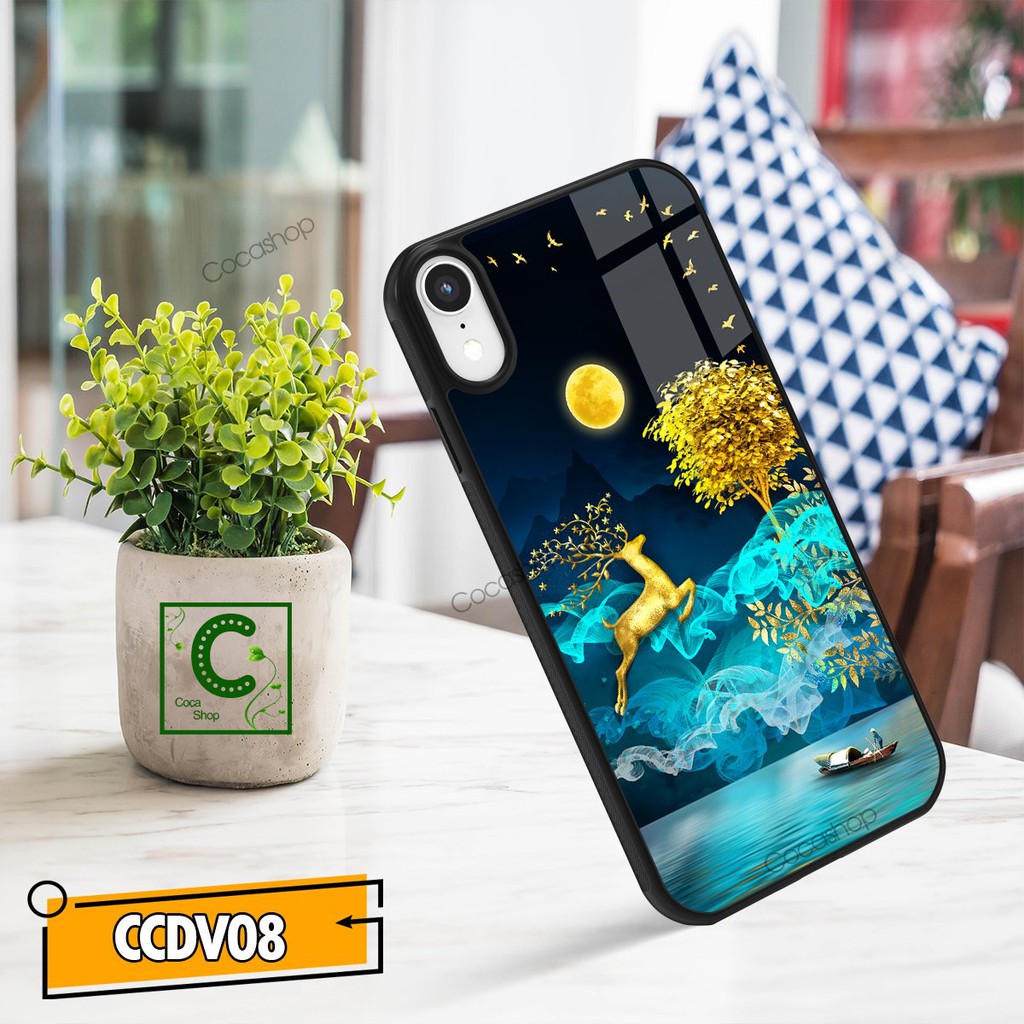Ốp iphone in hình cực đẹp -  Chú Hươu mang lại nhiều điều tốt lành - 6/6plus/6s/6splus/7/7plus/8/8plus/x/xr/xs/11/12