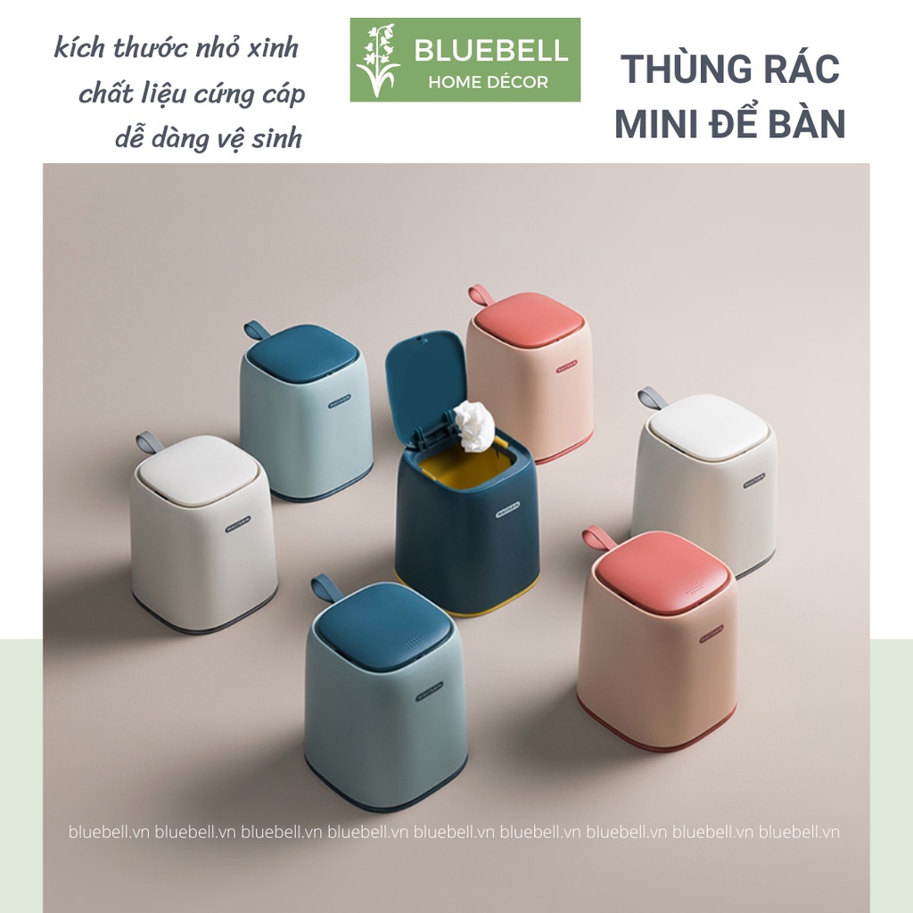 Thùng Rác Mini Để Bàn, Phòng Khách, Bếp-Wastebin Sọt Rác Cỡ Nhỏ Dễ ...