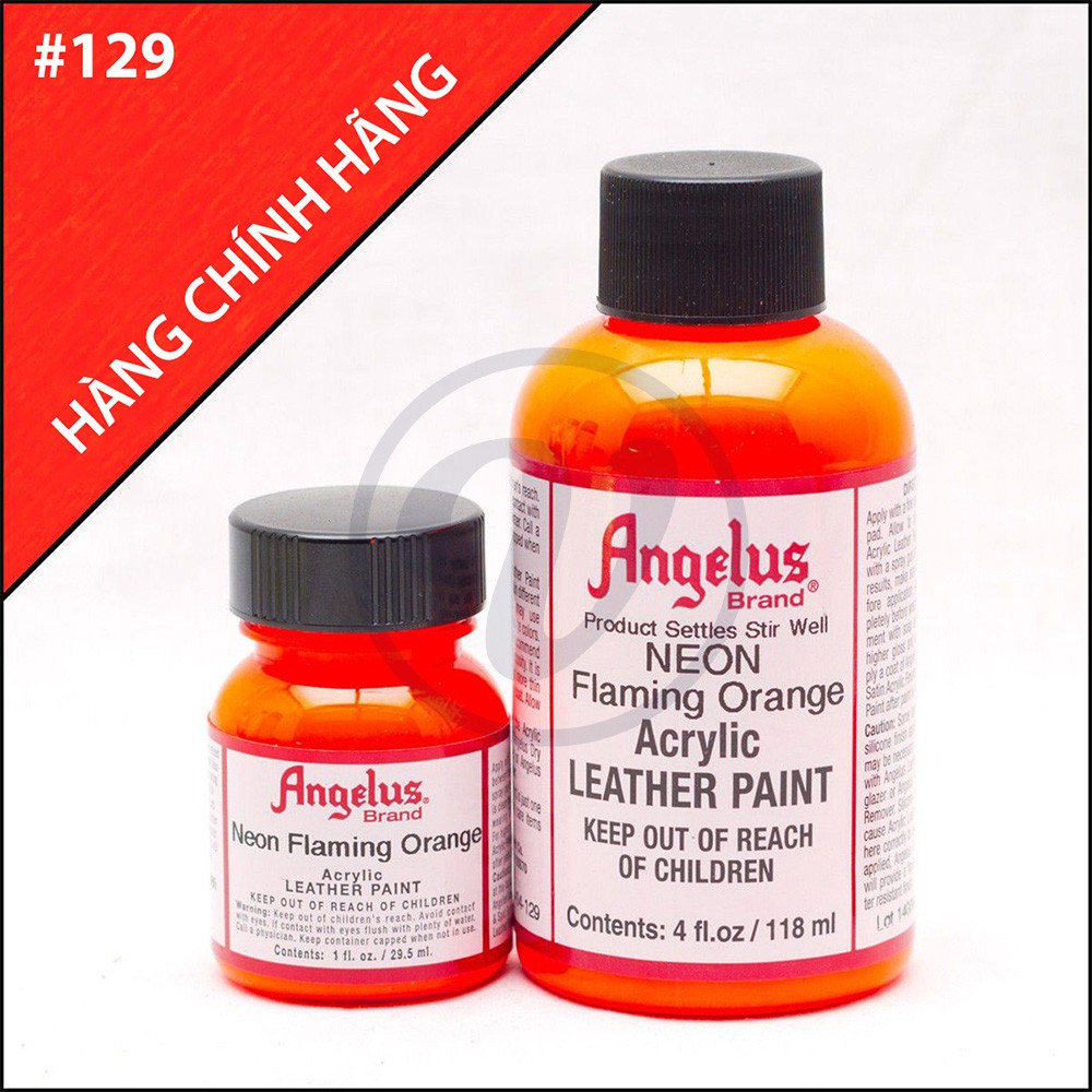 [CHÍNH HÃNG - KHÔNG CHIẾT] Flaming Orange 129 - Màu ANGELUS Leather ...