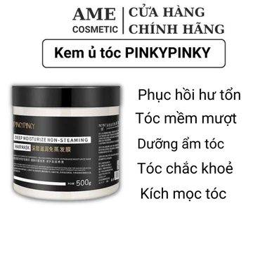Kem Ủ Tóc PINKY PINKY Dưỡng Tóc Siêu Mềm Mượt Phục Hồi Tóc Hư Tổn Nội Địa Trung Mặt Nạ Tóc Dầu Hấp Ủ Tóc Collagen AME