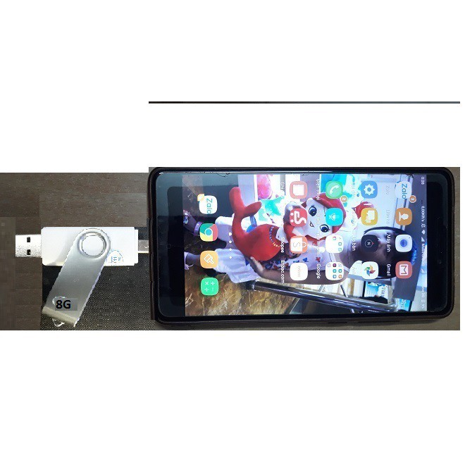 USB FC 8GB, đa năng, 2 đầu, cắm và sử dụng trực tiếp trên điện thoại ...