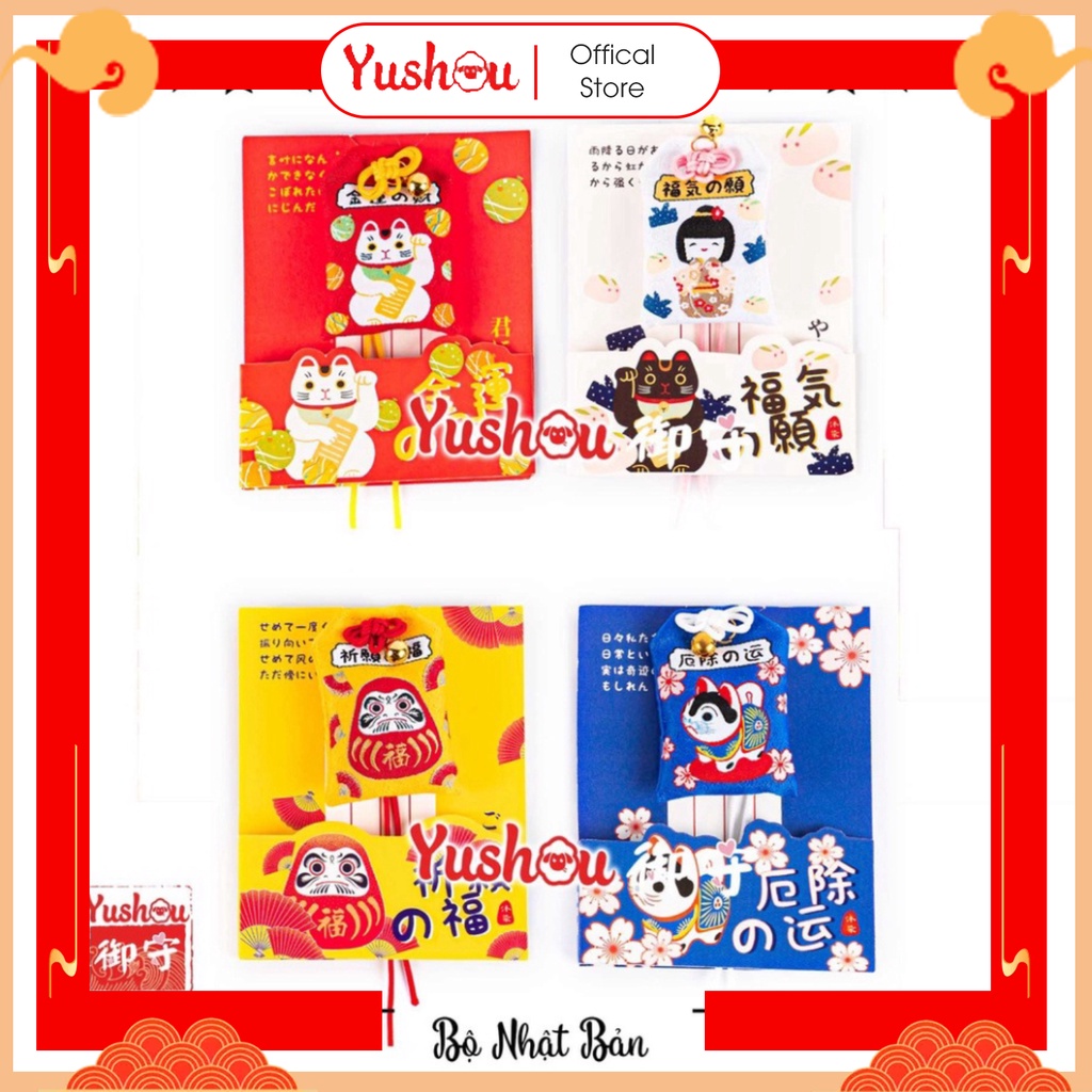Túi Phước Yushou Linh Vật Nhật, Có sẵn, Quà tặng ý nghĩa.