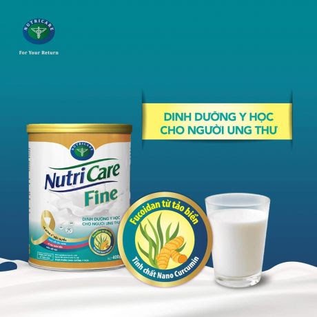 SỮA NUTRICARE FINE 900G-Dinh dưỡng dành cho bệnh ung thư