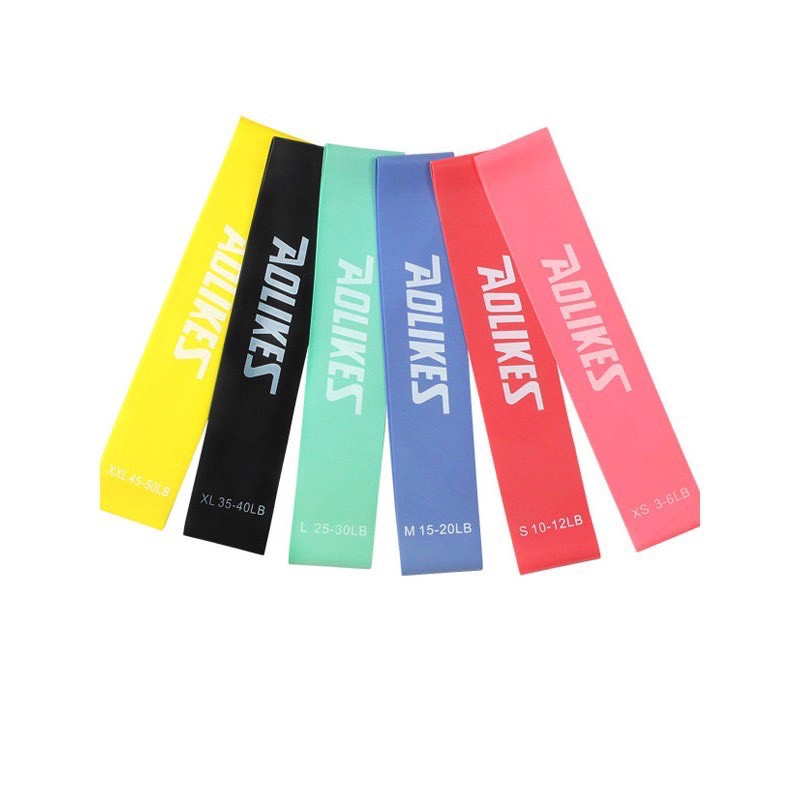 Bộ dây Miniband kháng lực Aolikes tập chân mông, phụ kiện tập gym